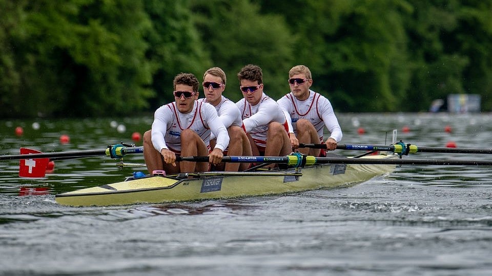 X | World Rowing : Representative image for Rowing at Paris Olympics 2024. 